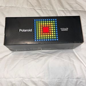 White & rainbow Polaroid Tevas! Very stylish